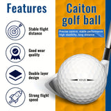 2-Ply Golf Balls with 332 Dimples (50pcs) Sports & Fitness > Golf > Golf Accessories - Tophatter Daily Deals