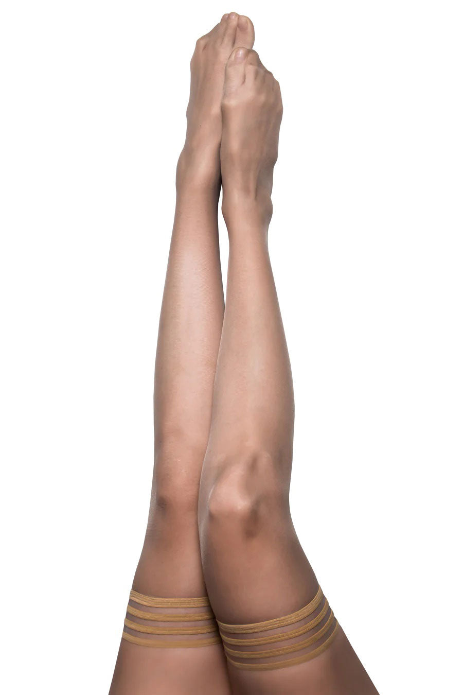 Kixies Jenny Champagne Thigh High Tights Size B > Clothes > Hosiery > Stockings - Tophatter Daily Deals