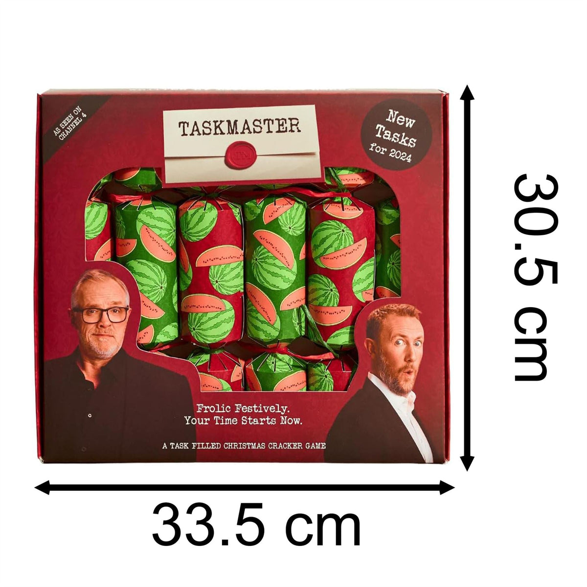 Taskmaster Christmas Crackers Pack of 6 with Original Tasks for Family Fun Christmas Cracker - Tophatter Daily Deals