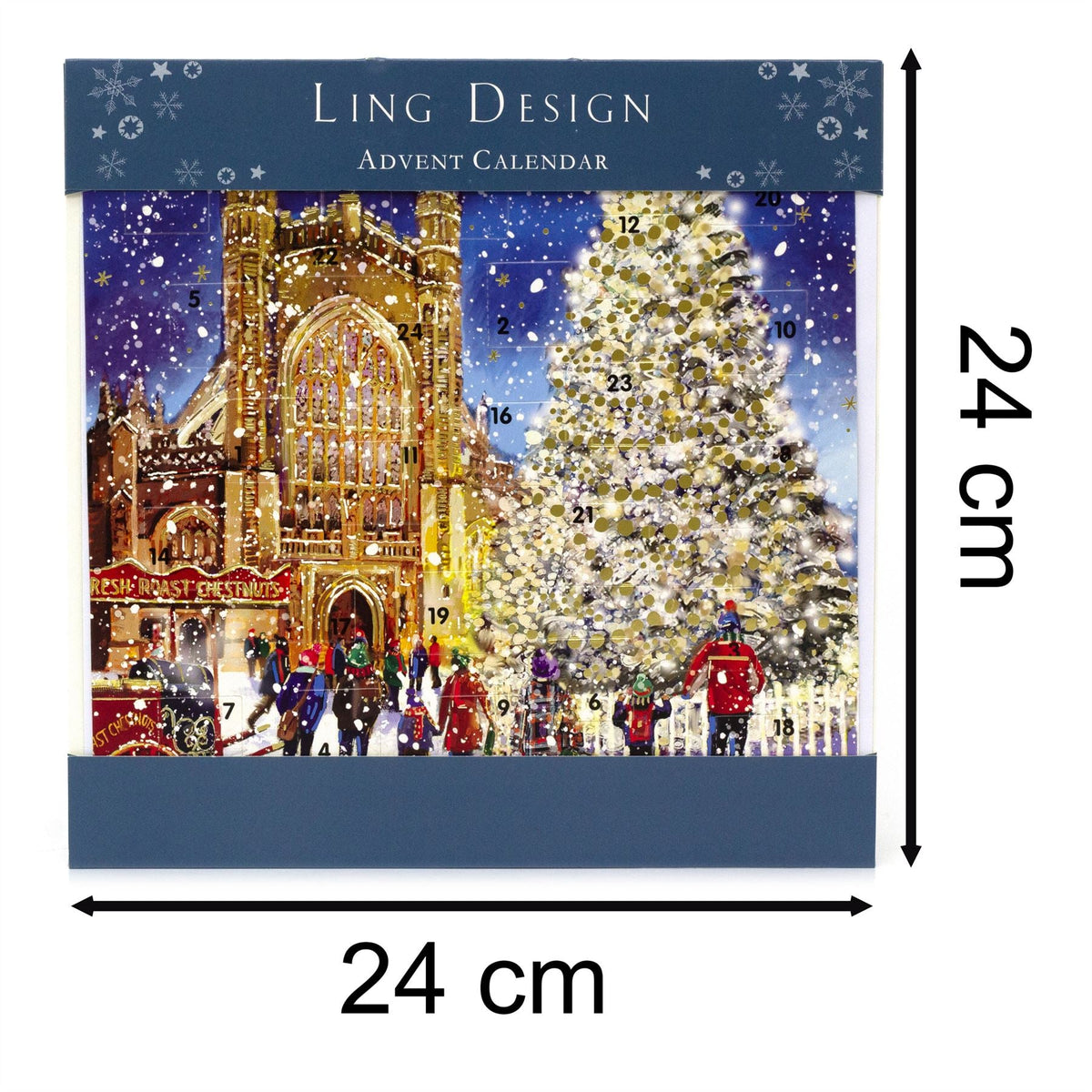 Bath Abbey Christmas Advent Calendar | Monastery Advent Calendar - 23cm Advent Calendar - Tophatter Daily Deals