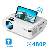 720p Portable Smart Projector P62 Supports Home Office HD Projector USB 0 - Tophatter Daily Deals