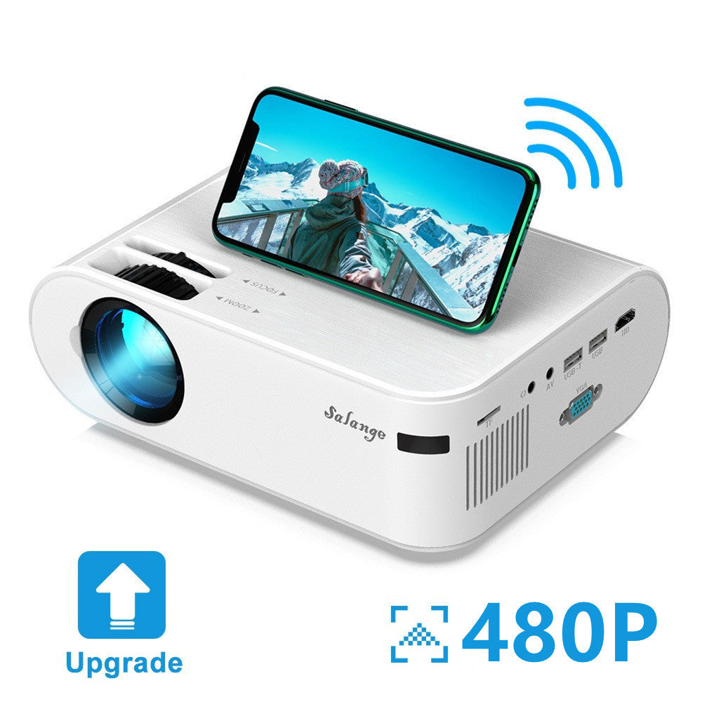 720p Portable Smart Projector P62 Supports Home Office HD Projector USB 0 - Tophatter Daily Deals