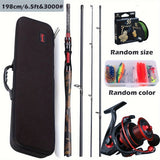 Fishing Rod Reel Combo Carbon Fiber Outdoor > Fishing - Tophatter Daily Deals