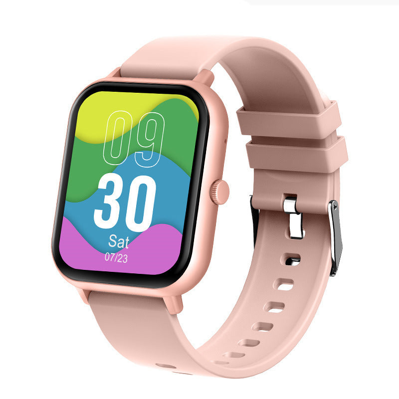 AI Voice Assistant Heart Rate Blood Pressure Blood Oxygen Sleep ZL54C Smart Watch Pink 0 - Tophatter Daily Deals