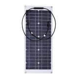 60W Monocrystalline Photovoltaic Solar Cell Power Board Outdoor Portable Emergency 0 - Tophatter Daily Deals