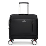 Business Luggage Men's Oxford Cloth Luggage Travel Boarding Women's Suitcase 5016 Black 18 Inches 0 - Tophatter Daily Deals
