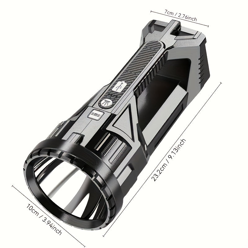 Camping Spotlight USB Rechargeable Flashlight Camping & Hiking - Tophatter Daily Deals