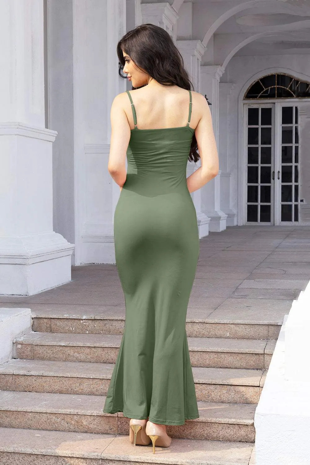 Square Neck Cami Dress Casual Dresses - Tophatter Daily Deals