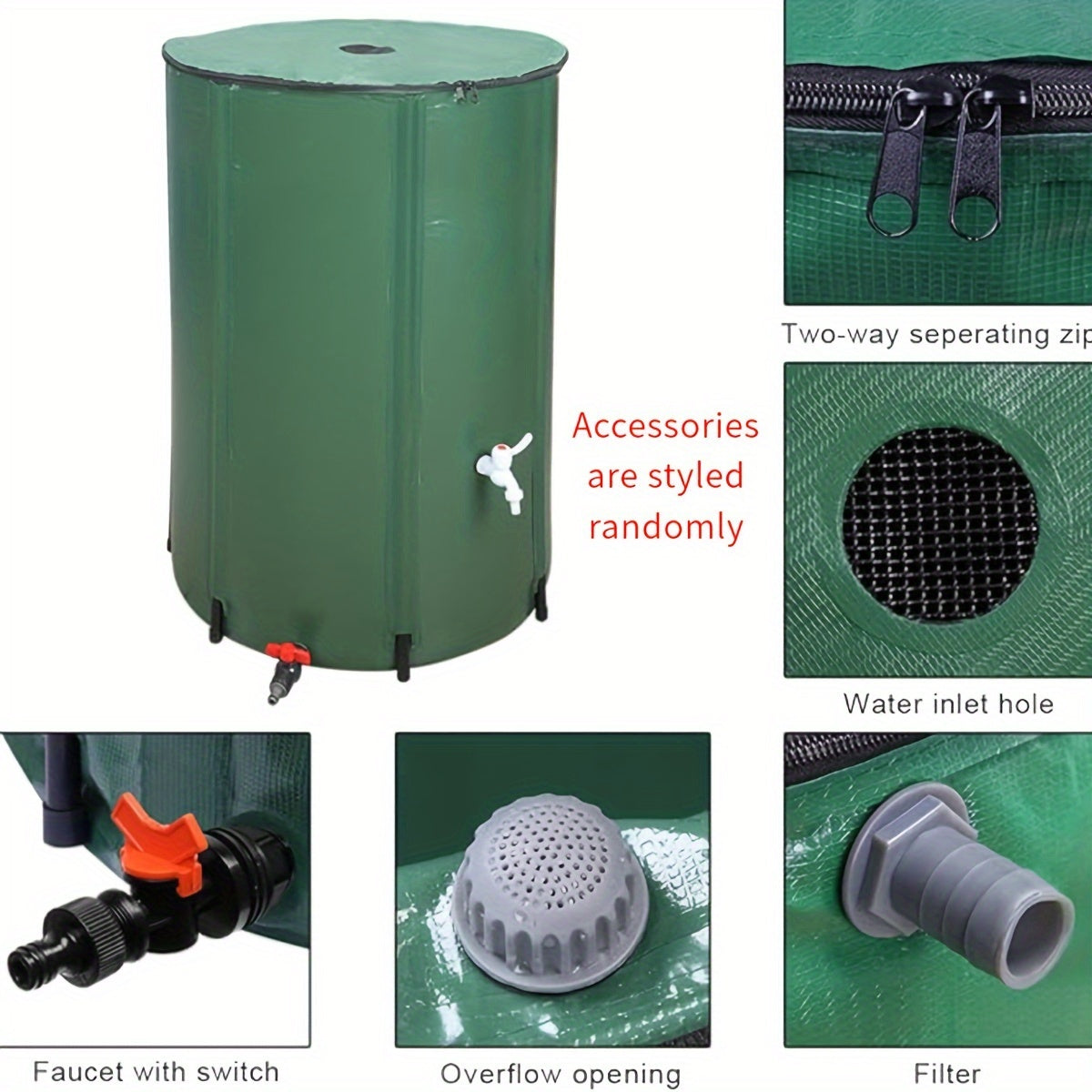 Outdoor Rainwater Harvesting Water Tank Gardening Accessories - Tophatter Daily Deals