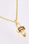 Zircon Cross Pendant 925 Sterling Silver Necklace Necklaces - Tophatter Daily Deals