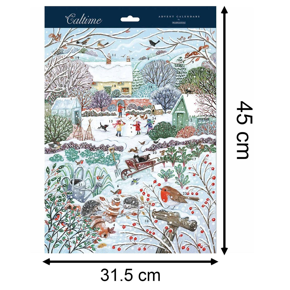Winter Garden Christmas Advent Calendar | Traditional Picture Advent Calendar Advent Calendar - Tophatter Daily Deals