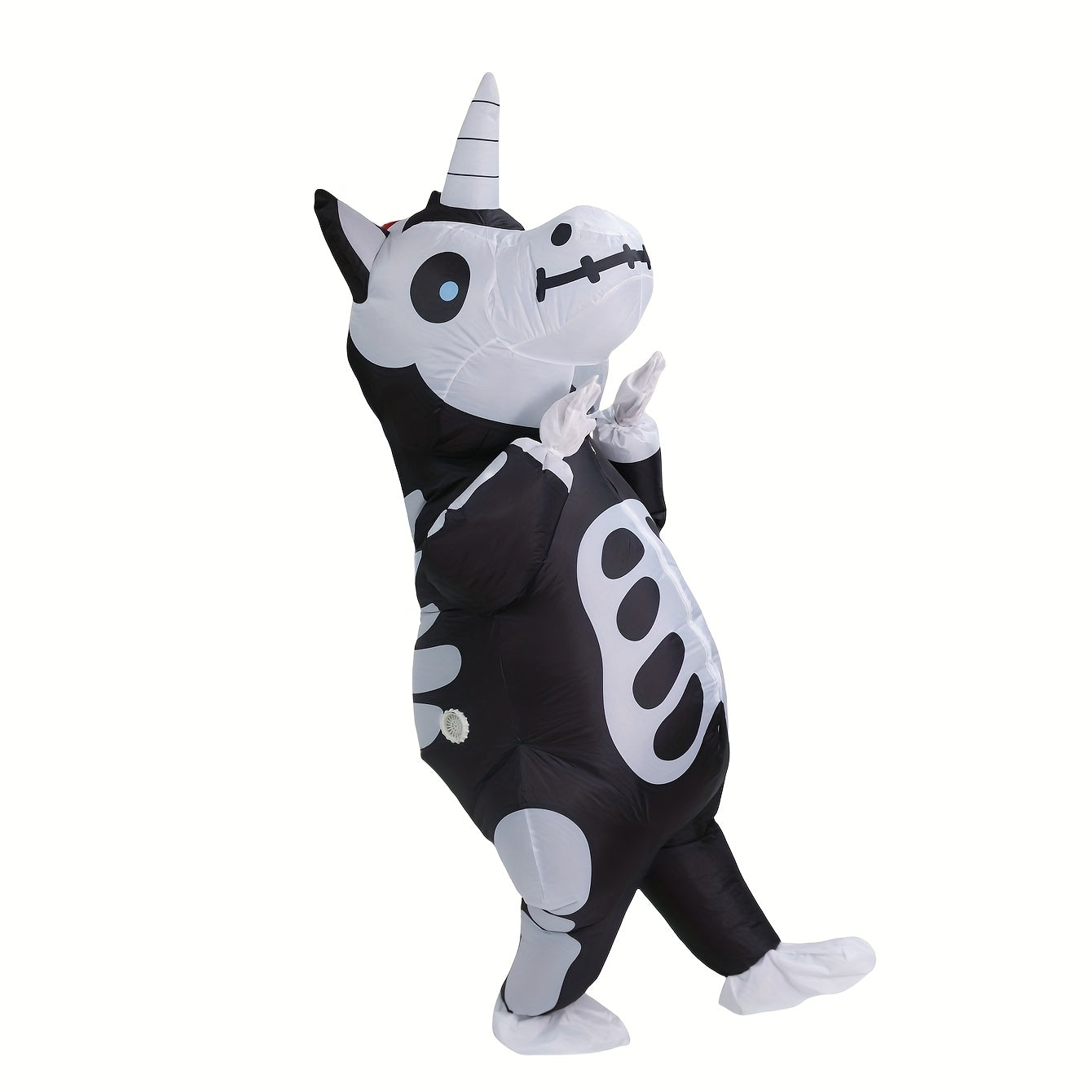 Inflatable Skeleton Unicorn Costume for Adults Halloween - Tophatter Daily Deals