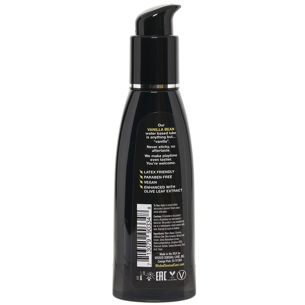 Aqua Flavored Lube 4oz/120ml in Vanilla Bean - Tophatter's Adult Products Lubes and Lotions > Flavored Sex Lubes - Tophatter Daily Deals