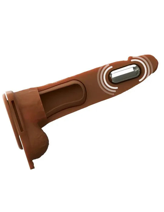 Fantasy X-Tensions Elite (Light) – 7 Inch Vibrating Hollow Silicone Strap-On > Dildos > Strap On Harnesses - Tophatter Daily Deals