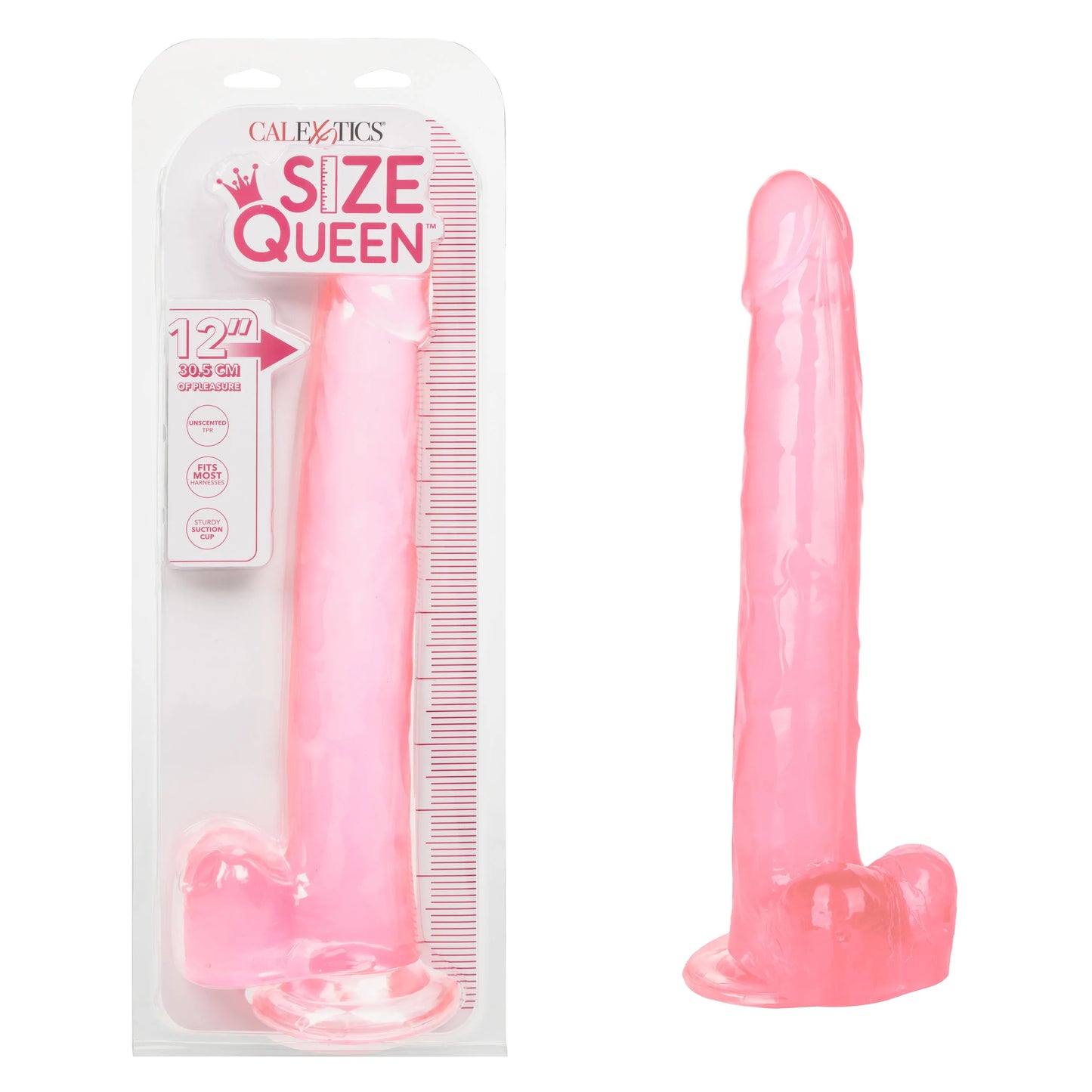 Size Queen 12 Inch Realistic Dildo – Firm 30.5 Cm Dildo > Dildos > Large Dildos - Tophatter Daily Deals