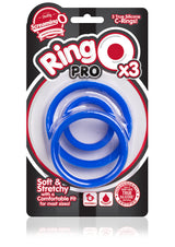 RingO Pro X3 – Durable True Silicone Cock Ring Set with Three Sizes > Cock Ring > Sets - Tophatter Daily Deals