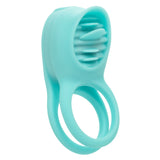 Silicone Rechargeable French Kiss Enhancer – Vibrator with 12 Functions and Flickering Teaser Ring > Cock Ring > Vibrating - Tophatter Daily Deals