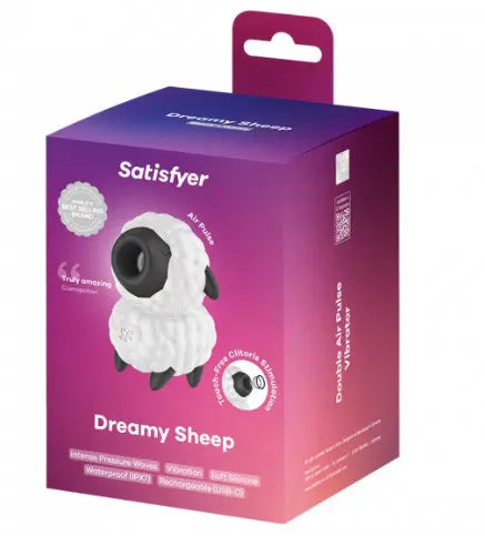 Satisfyer Dreamy Sheep – Compact Air Pulse and Vibrator Toy > Sex Toys For Ladies > Air Pulsation - Tophatter Daily Deals