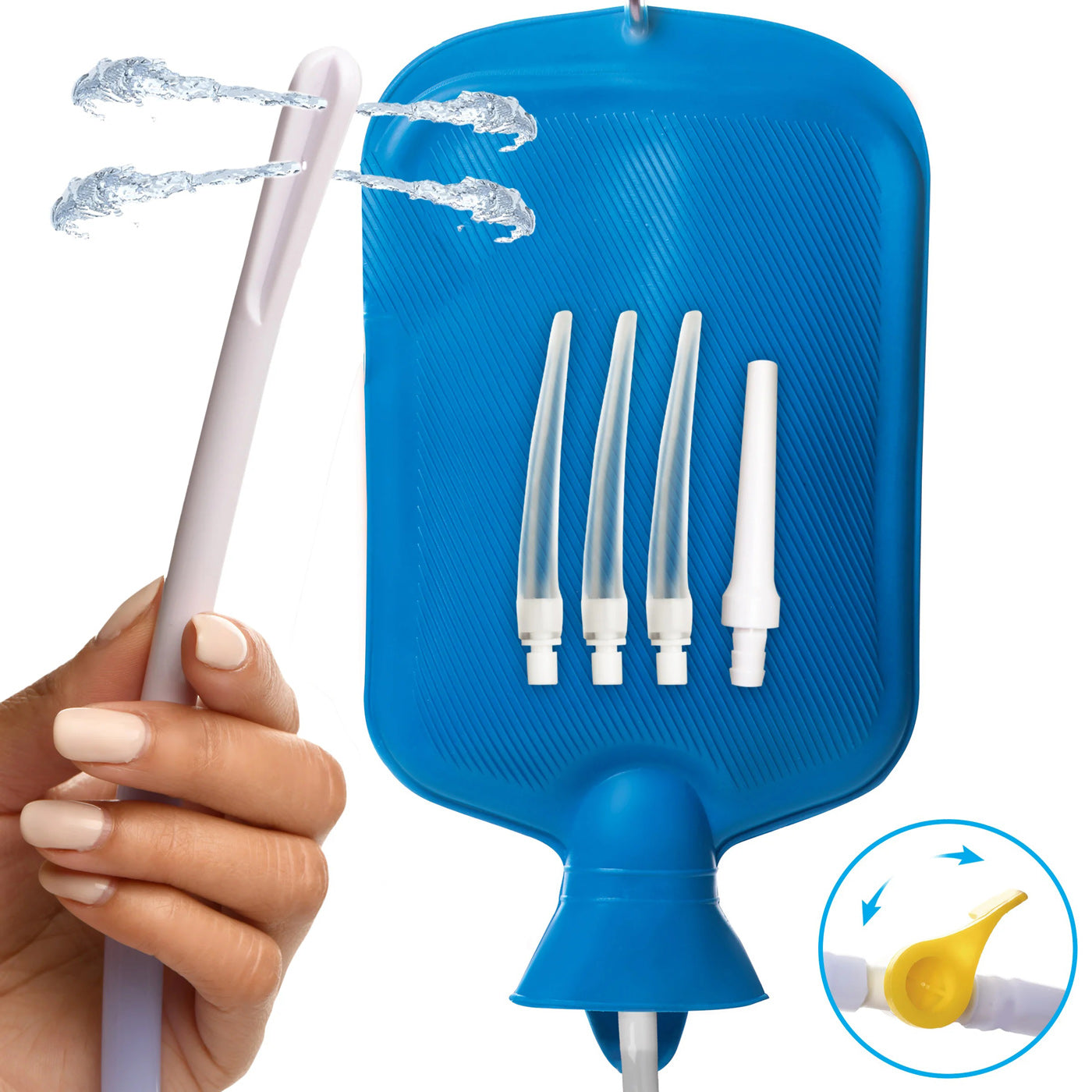 Deluxe Shower Enema Bag and Nozzle Kit > Essentials > Douches - Tophatter Daily Deals
