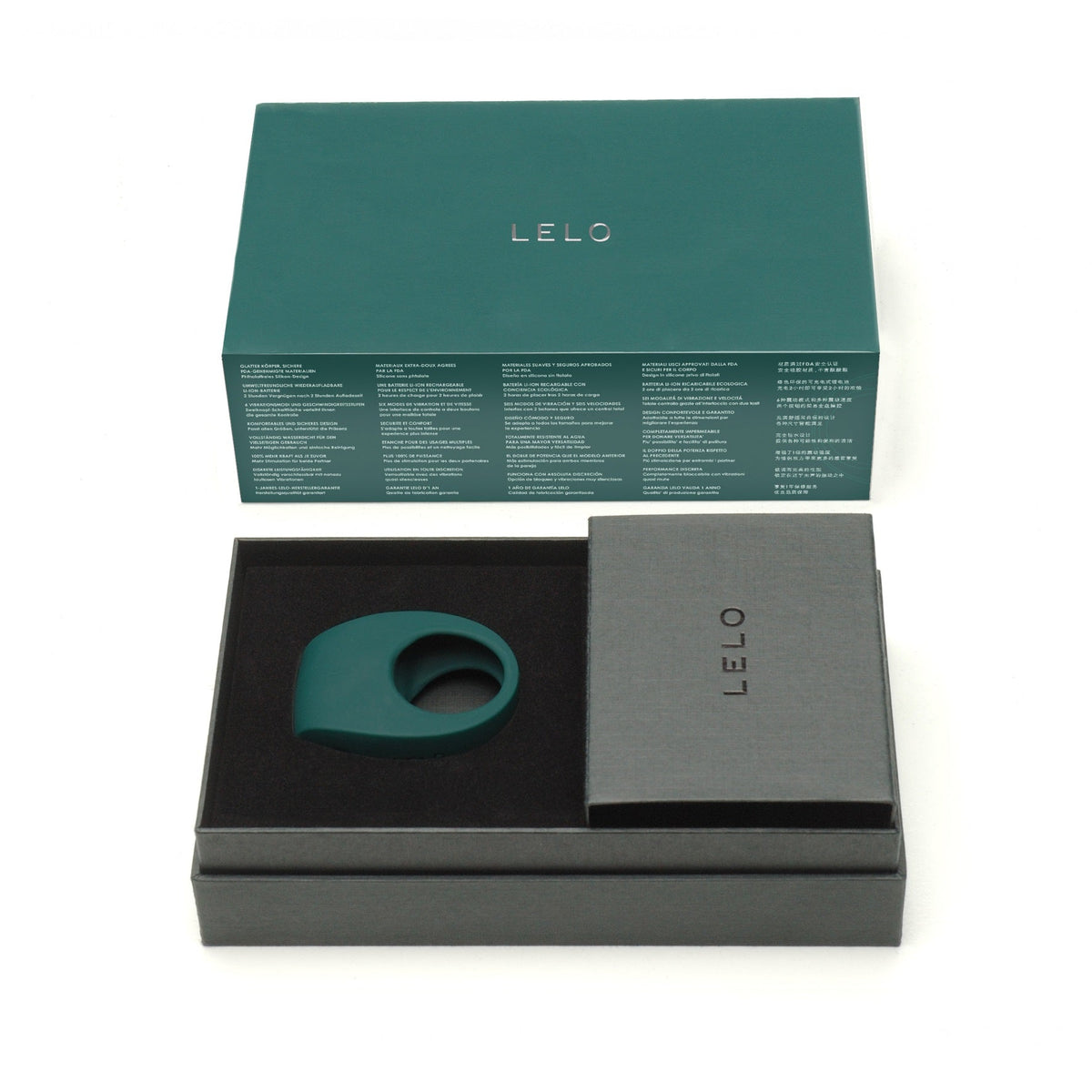 Lelo Tor 2 – Waterproof Rechargeable Couples Ring - Deep Green > Sex Toys > Couples Toys - Tophatter Daily Deals