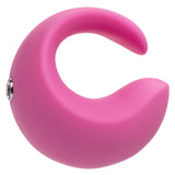 LuvMor "O"s Pink Mini Curved Massager with 10 Speeds, Liquid Silicone, Rechargeable, Waterproof > Vibrators > Finger Vibrators - Tophatter Daily Deals