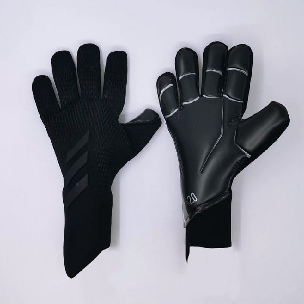 4MM Latex Goalkeeper Gloves without Finger Black 0 - Tophatter Daily Deals