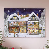 Nostalgic Christmas Time Advent Calendar | Traditional Advent Calendar - A3 Advent Calendar - Tophatter Daily Deals