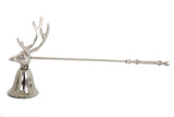 Silver Deer Stag Reindeer Head Candle Snuffer Candle Snuffer - Tophatter Daily Deals