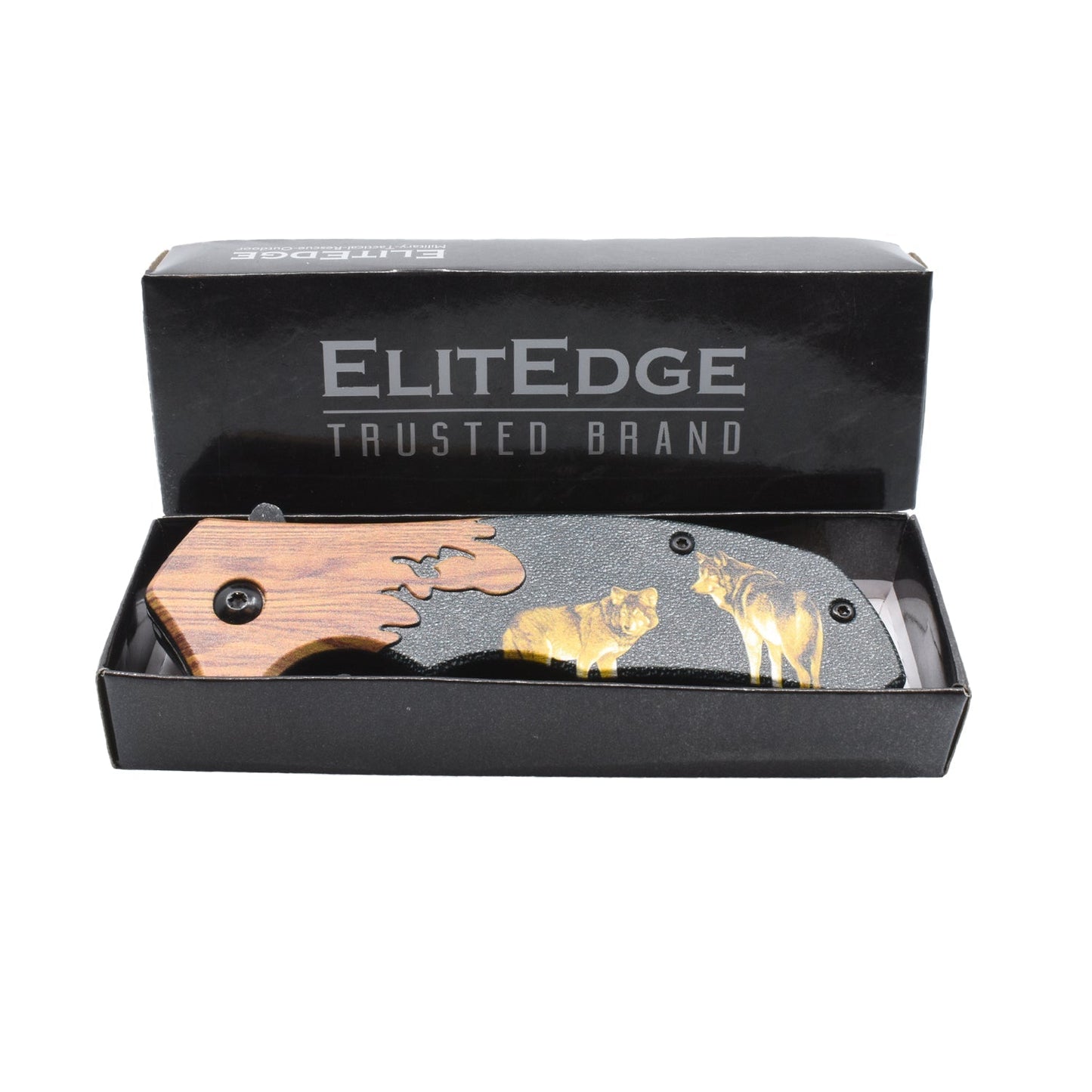 8" Wildlife Folding Knife Knife - Tophatter Daily Deals