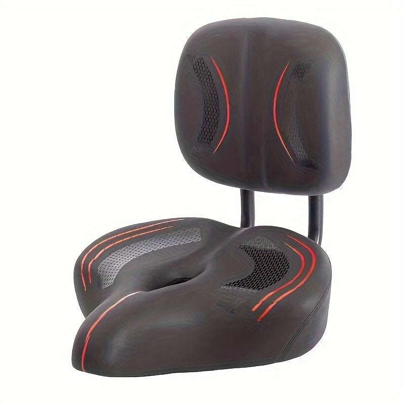 Three-Wheeled Electric Bike Saddle with Backrest Bicycle Accessories - Tophatter Daily Deals