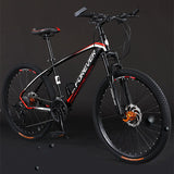 Aluminum Alloy Oil Pressure Double Disc Brake Shock Absorption Mountain Bike 0 - Tophatter Daily Deals