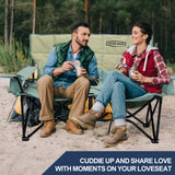 Double Camping Chair 2 Person Outdoor Folding Seat Furniture > Outdoor > Outdoor Chairs - Tophatter Daily Deals