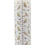 Winter Birds Advent Pillar Candle | Christmas Advent Calendar Candle - 20cm Advent Candle - Tophatter Daily Deals