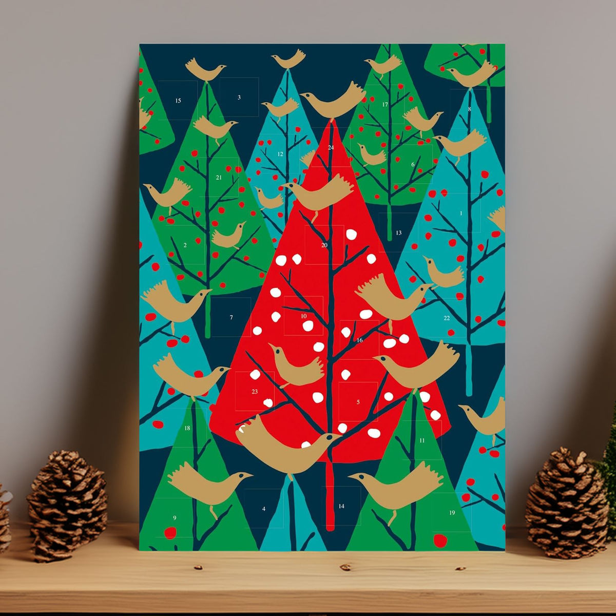 Brilliant Birds Christmas Advent Calendar | Christmas Tree Advent Calendar Advent Calendar - Tophatter Daily Deals