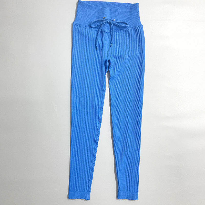 Autumn And Winter New Products Zipper Sports Underwear Women Royal blue trousers 0 - Tophatter Daily Deals