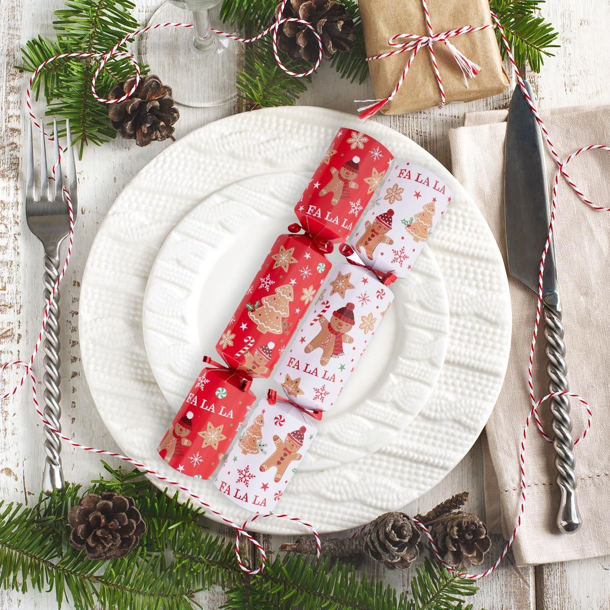 Gingerbread Kazoo Christmas Game Crackers | Set of 6 Musical Christmas Crackers Christmas Cracker - Tophatter Daily Deals