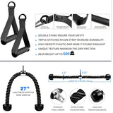 Iron Lat Pull-Down Attachment Set (6pcs) Free Weights - Tophatter Daily Deals