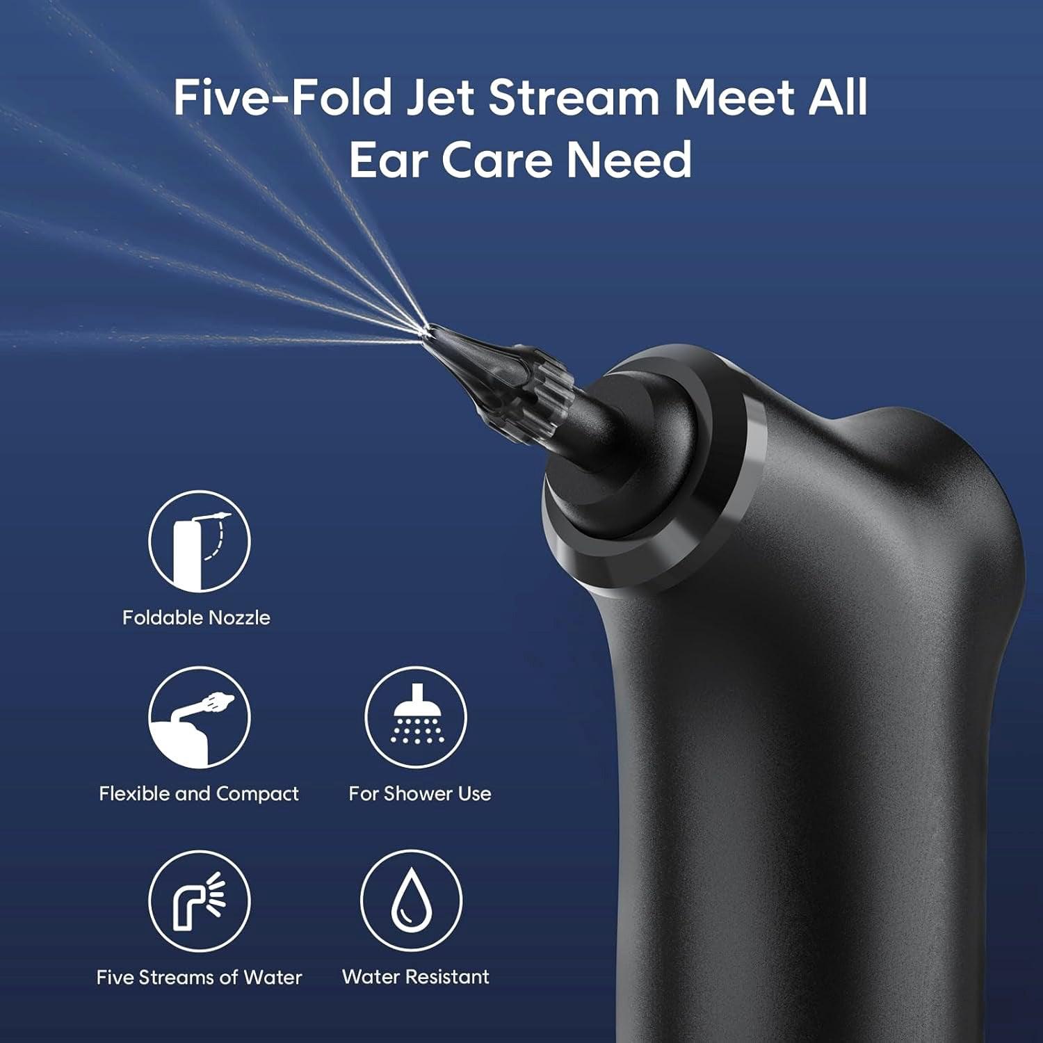Ear Wax Removal Tool - Water Powered Push Ear Cleaner Electric Ear Cleaning Kits Health & Beauty - Tophatter Daily Deals