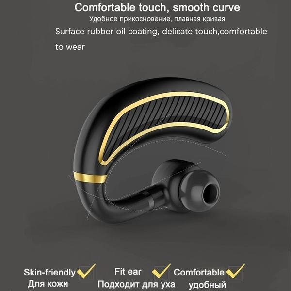 Earhook Business Earphone with Mic Earphone With Microphone - Tophatter Daily Deals
