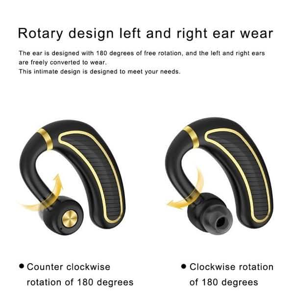 Earhook Business Earphone with Mic In-Ear Headphones - Tophatter Daily Deals
