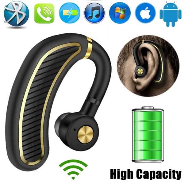 Earhook Business Earphone with Mic In-Ear Headphones - Tophatter Daily Deals