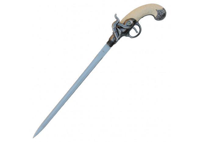 Early American Flintlock Sword Cane swords - Tophatter Daily Deals