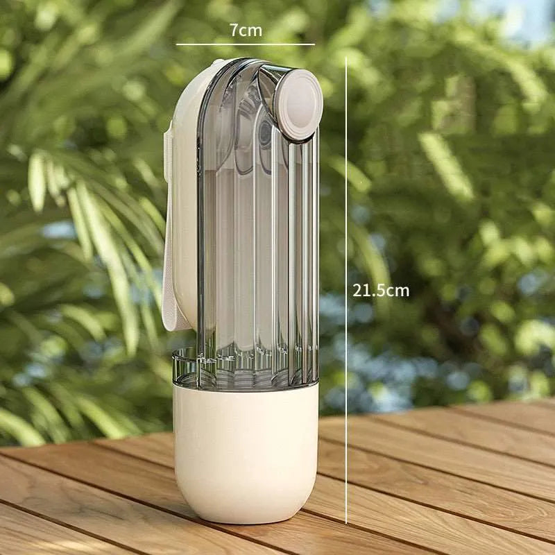 iDog™ Drinking And Feeding Cup Beige Pet Supplies - Tophatter Daily Deals