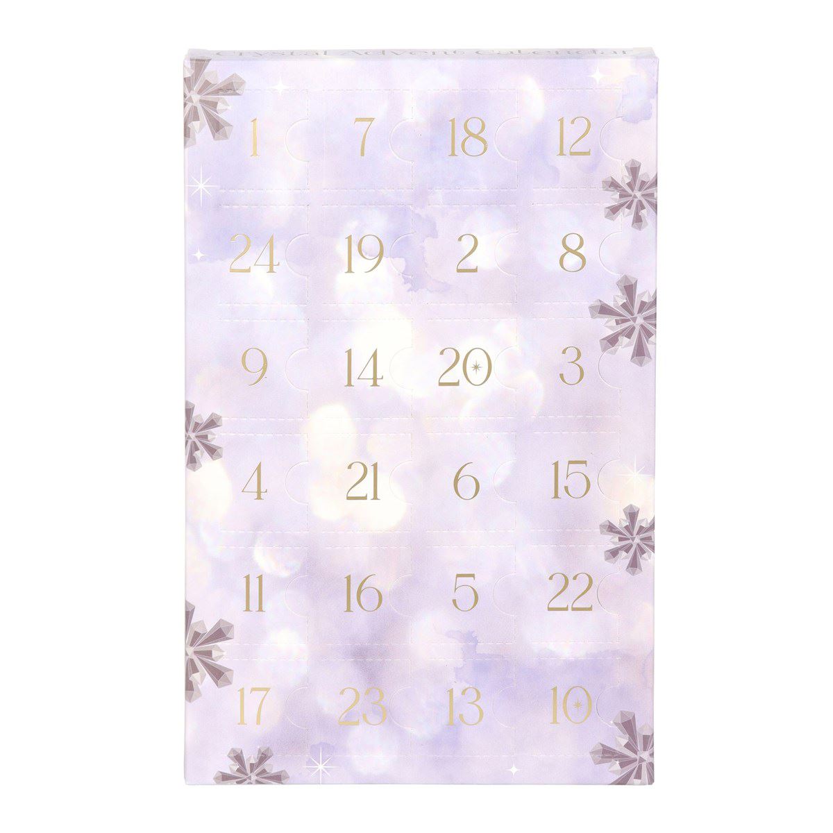 Crystal Advent Calendar with 24 Gemstones | Countdown to Christmas for Wellbeing Advent Calendar - Tophatter Daily Deals