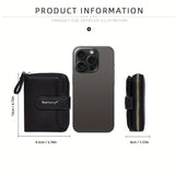 Compact Zip Bifold Wallet with Snap Card Flap and ID Windows Handbags & Wallets - Tophatter Daily Deals