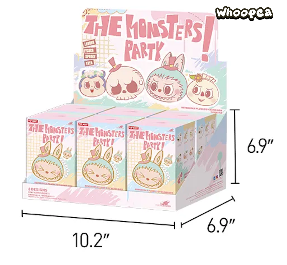 THE MONSTERS Party Series - Reversible Plush Blind Box - Tophatter Daily Deals