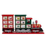 Santa Express Train Christmas Advent Calendar | Wooden Train Advent Calendar Advent Calendar - Tophatter Daily Deals