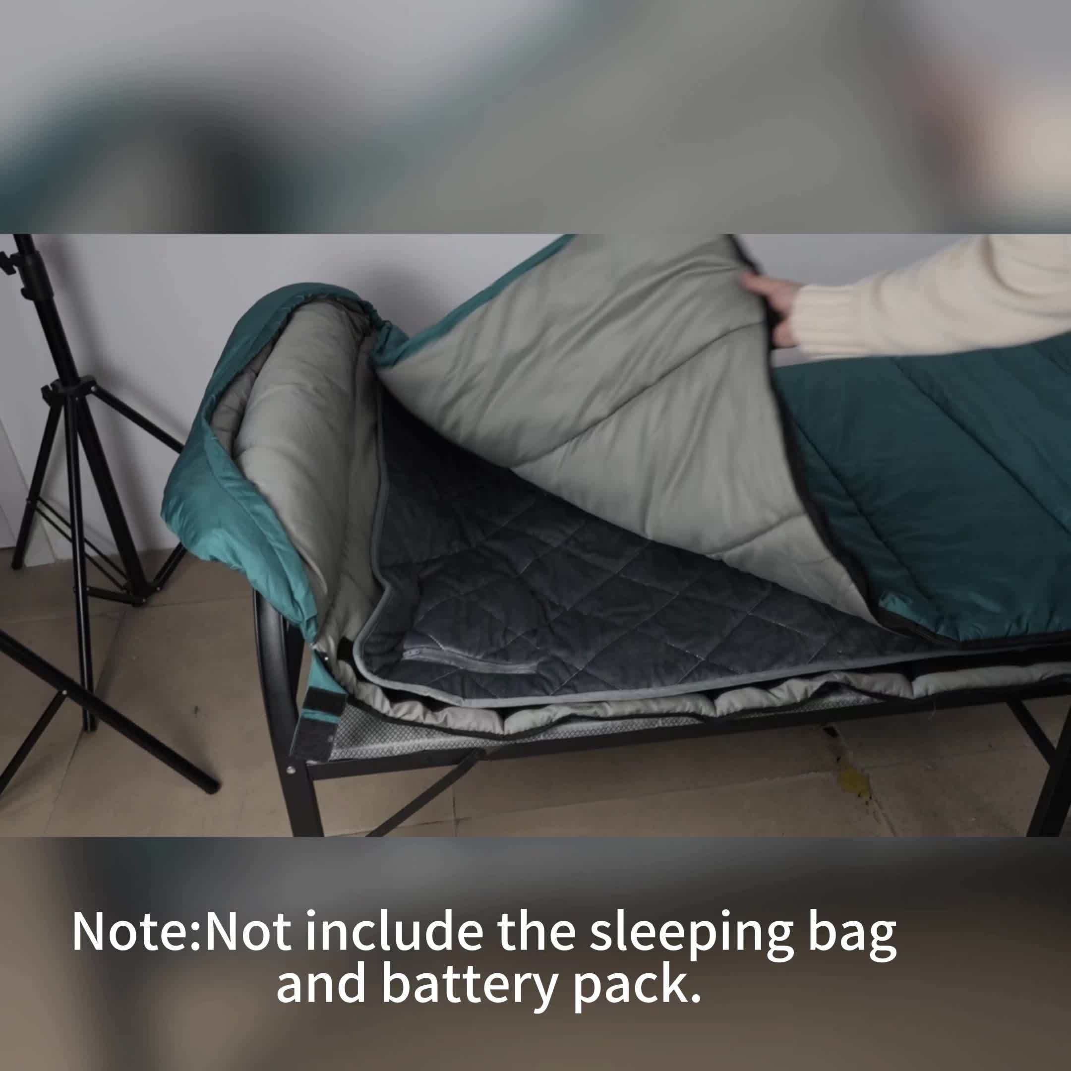 USB Heated Sleeping Bag Pad 5-Level Adjustable Outdoor Recreation > Camping > Sleeping Bags - Tophatter Daily Deals