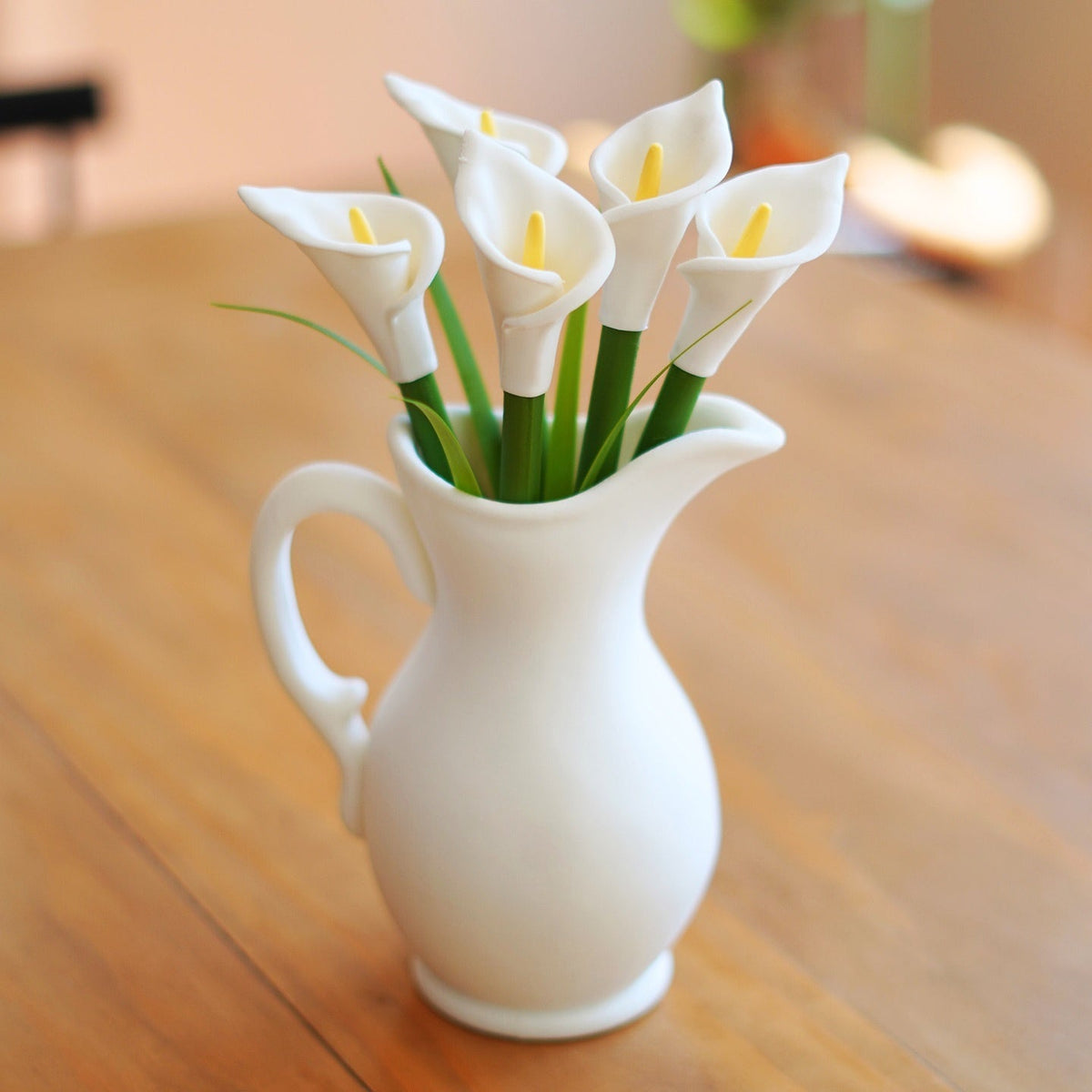Calla Lilies Pen & Bookmark Vase Set Decor - Tophatter Daily Deals