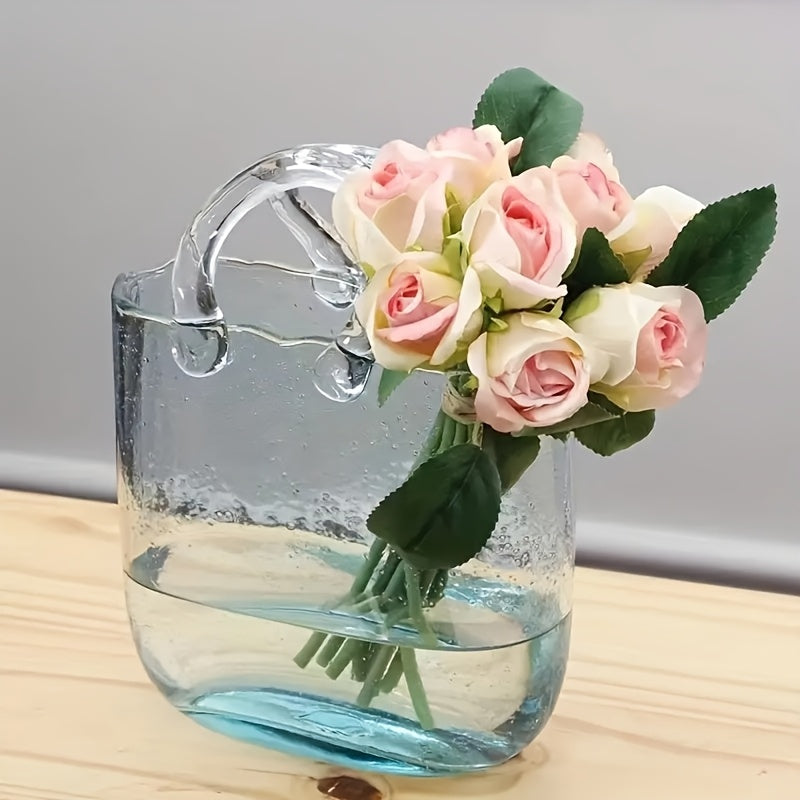 Nordic Style Handbag Glass Vase Fish Tank Home & Garden > Artificial Plants > Pots, Planters & Accessories - Tophatter Daily Deals